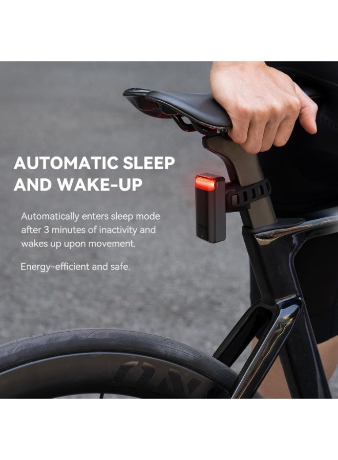 CYCPLUS L7 Advanced Bike Radar Tail Light with with Precise Brake Sensing, Real-Time Vehicle Detection Up to 160m, IPX6 Waterproof Bicycle Rearview Light for Night Riding - Image 4